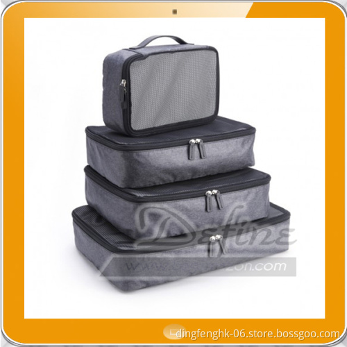 Set of 4 Luxury Luggage Packing Cubes Travel Personal Organizer